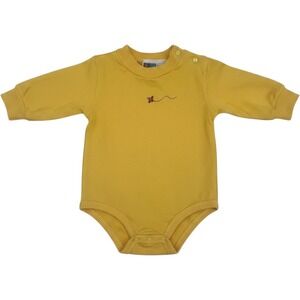 Disney Pooh Romper Unisex Baby 12M Yellow VTG Y2K 100 Acre Collection Bee